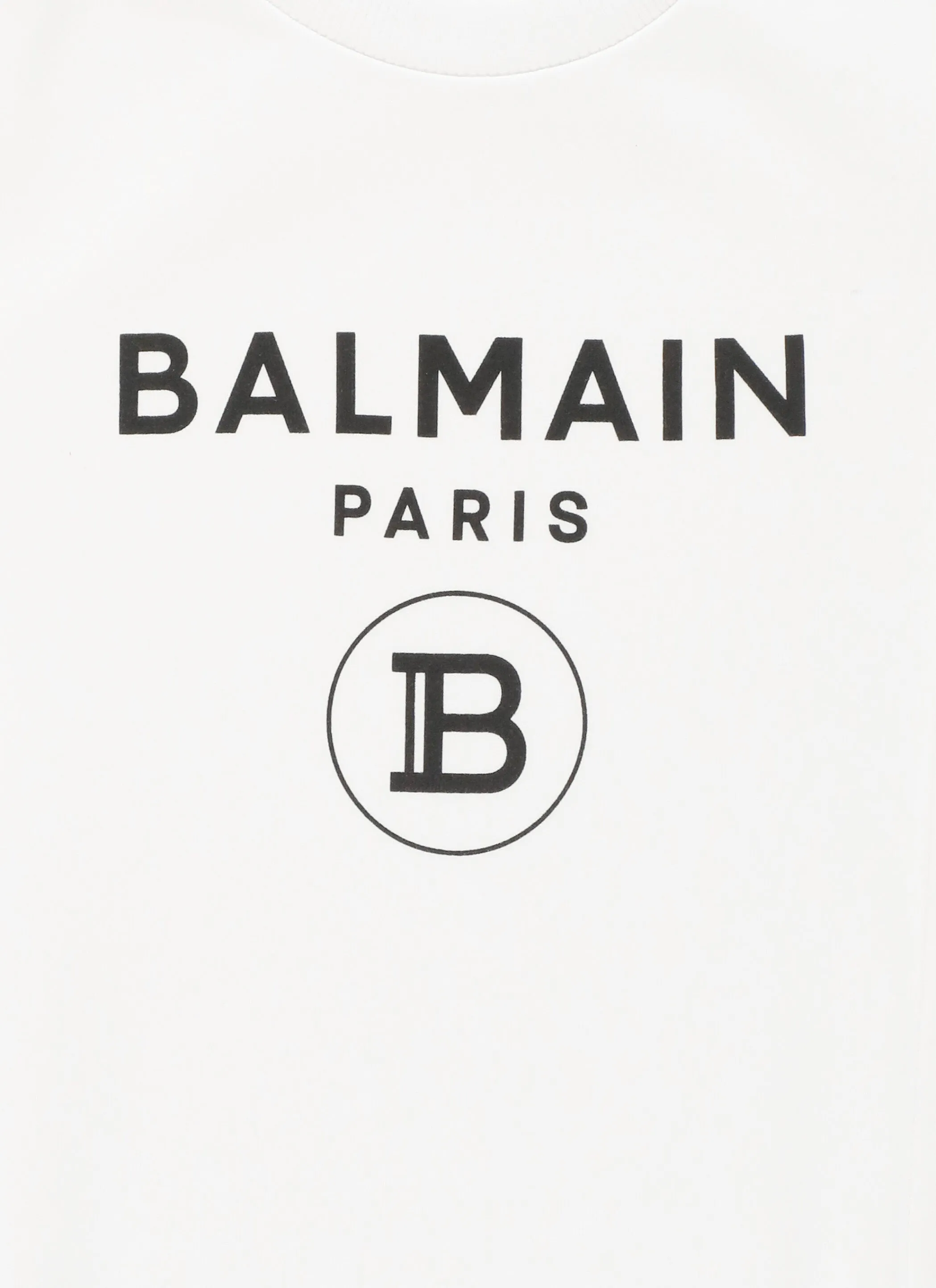 Balmain Kids Logo Printed Crewneck Sweatshirt