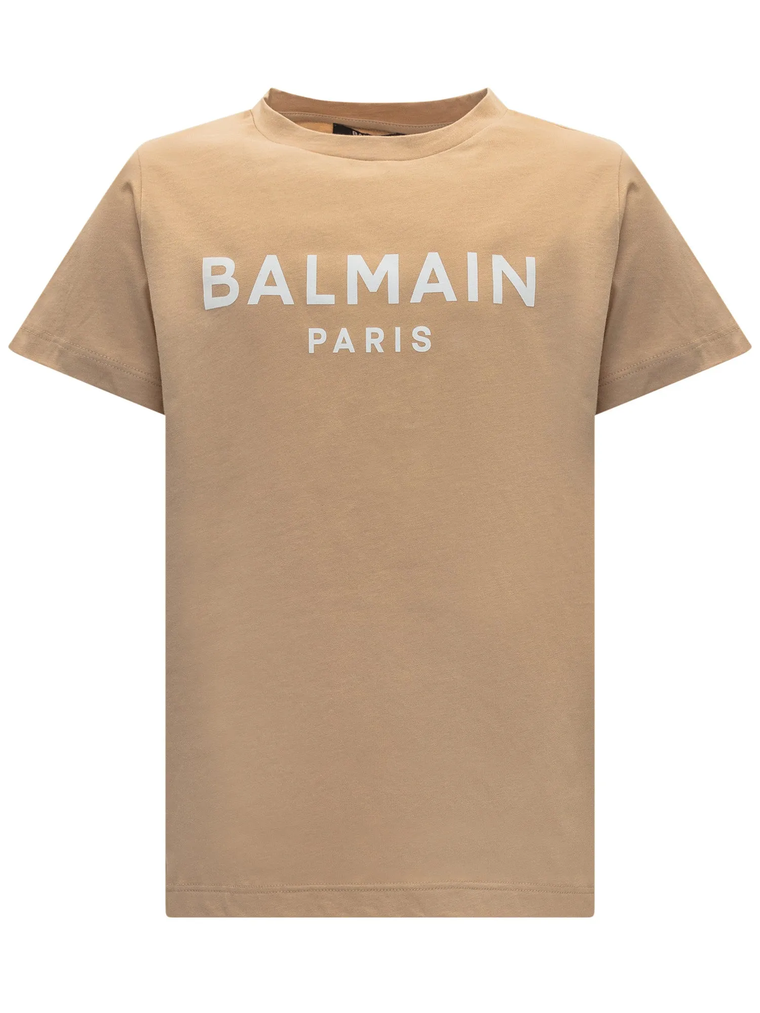 Balmain Kids Logo Printed Crewneck T-Shirt