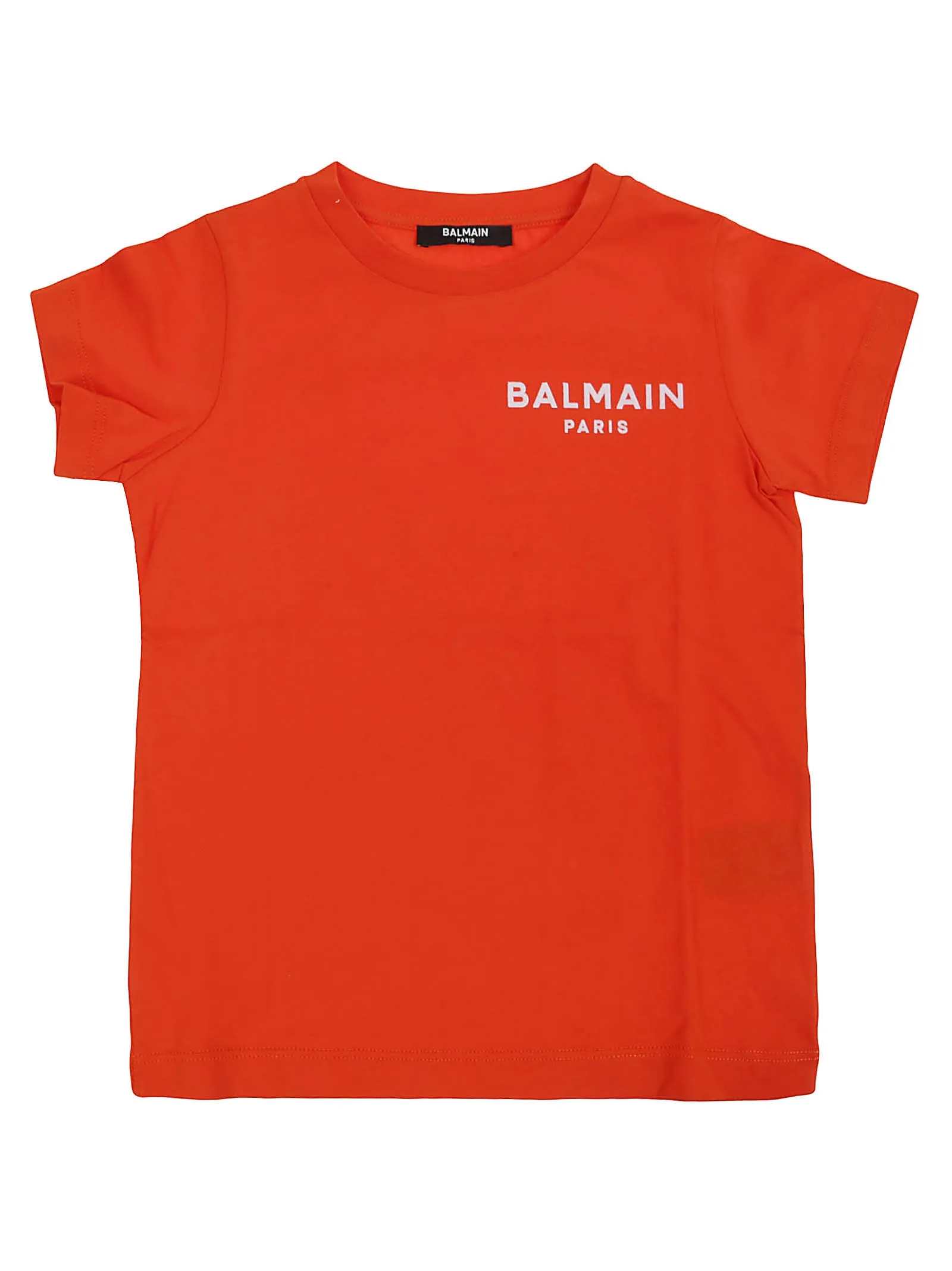 Balmain Kids Logo Printed Crewneck T-Shirt