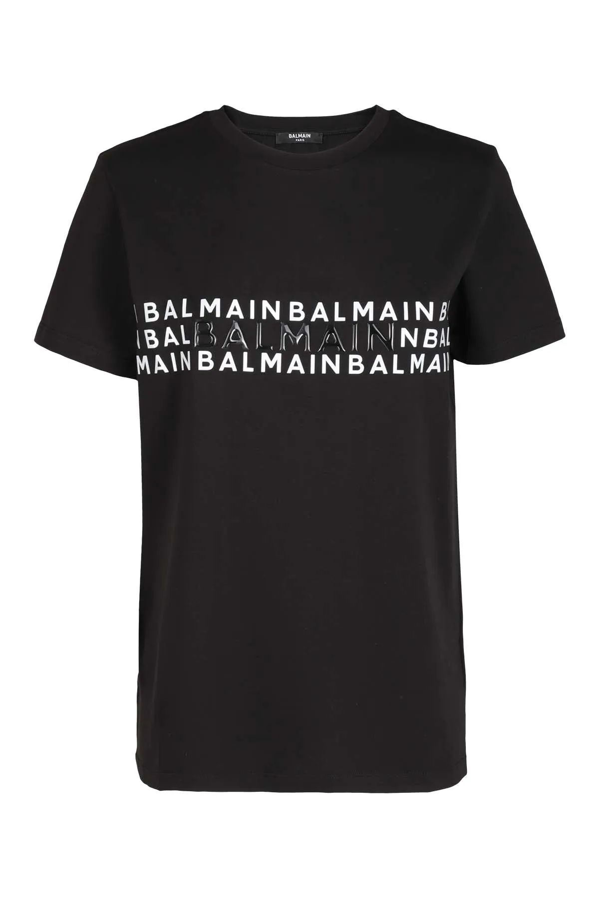 Balmain Kids Logo Printed Crewneck T-Shirt