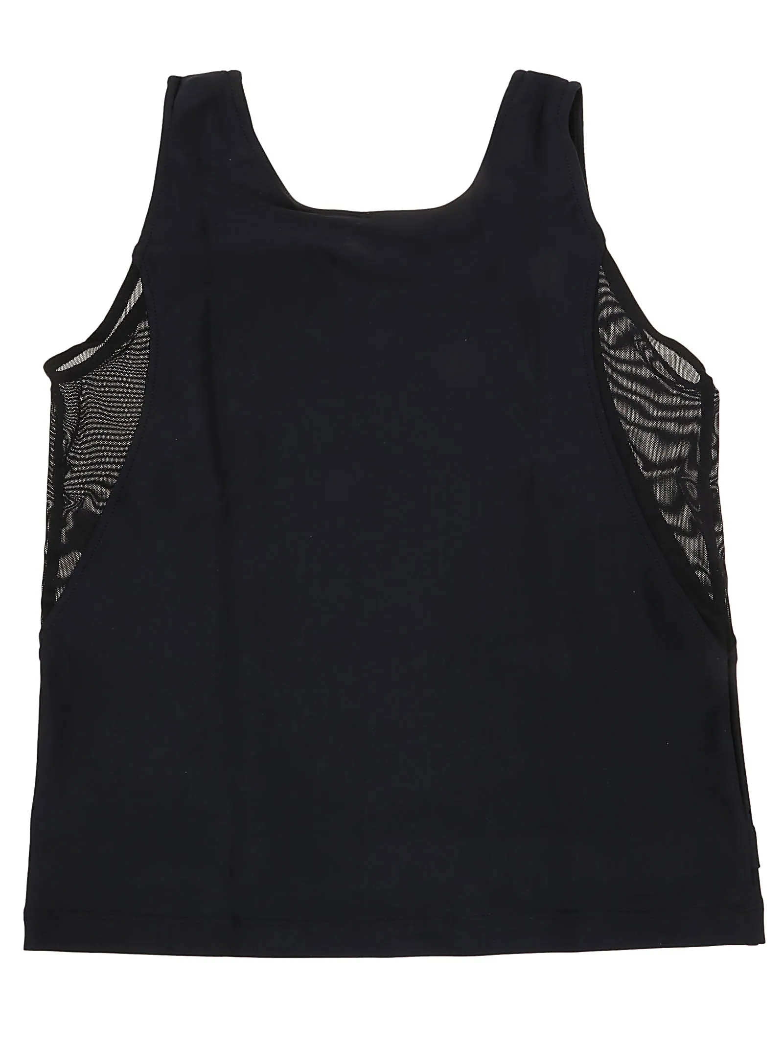 Balmain Kids Logo Printed Crewneck Tank Top