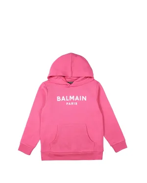 Balmain Kids Logo Printed Hoodie