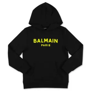 Balmain Kids Logo Printed Hoodie