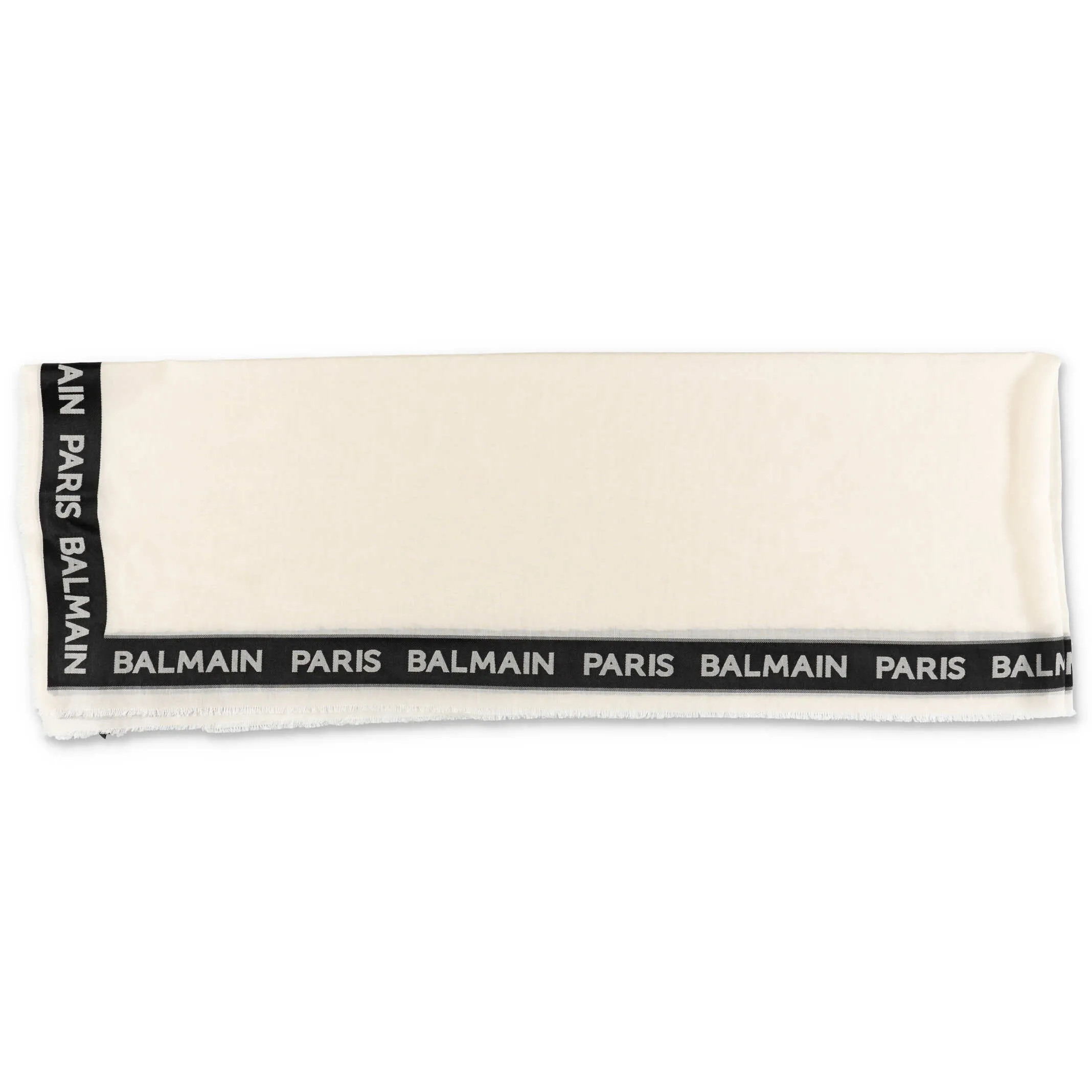 Balmain Kids Logo Printed Scarf