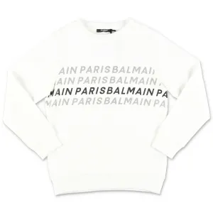 Balmain Kids Logo Printed Sweatshirt