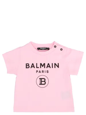 Balmain Kids Logo Printed T-Shirt