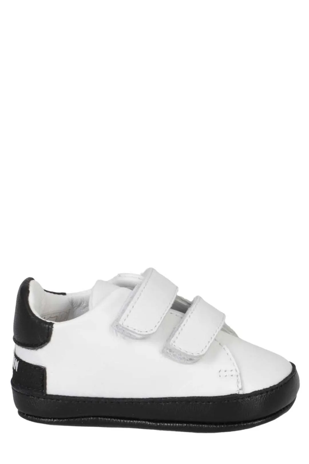 Balmain Kids Logo Printed Touch-Strap Sneakers
