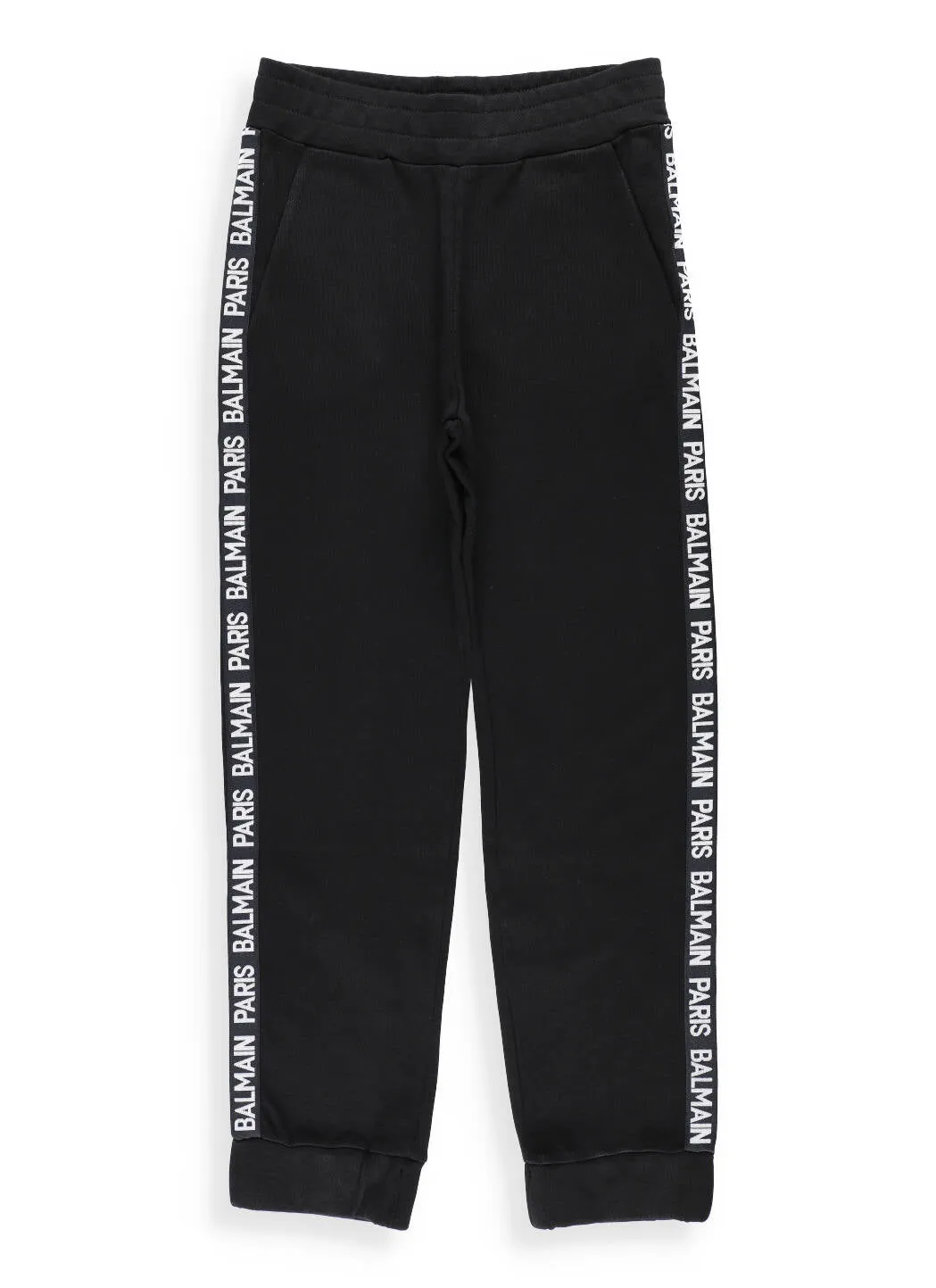 Balmain Kids Logo Side Tape Track Pants