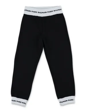 Balmain Kids Logo Tape Track Pants