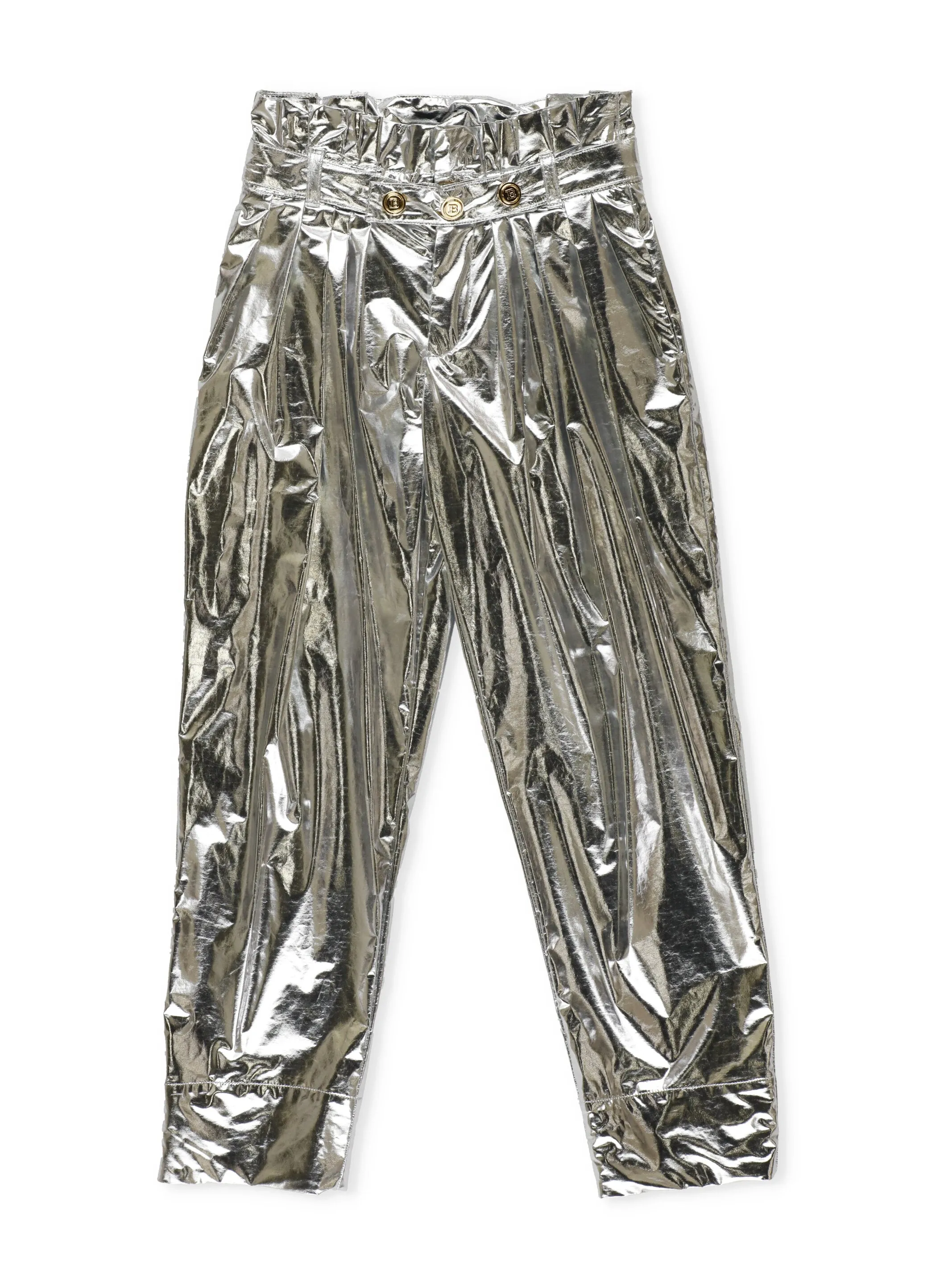 Balmain Kids Metallic Effect Pants