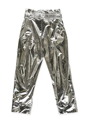 Balmain Kids Metallic Effect Pants
