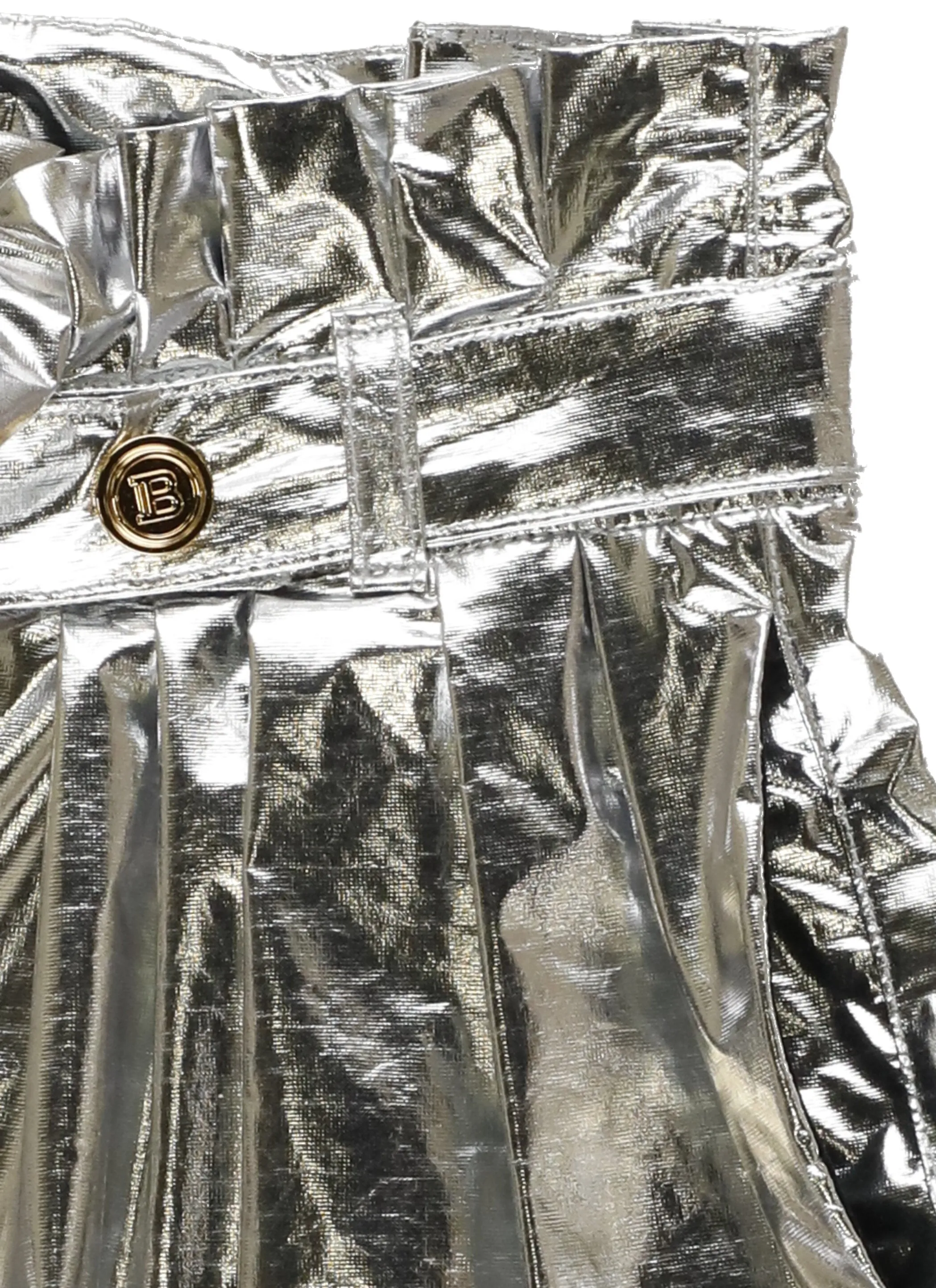 Balmain Kids Metallic Effect Pants