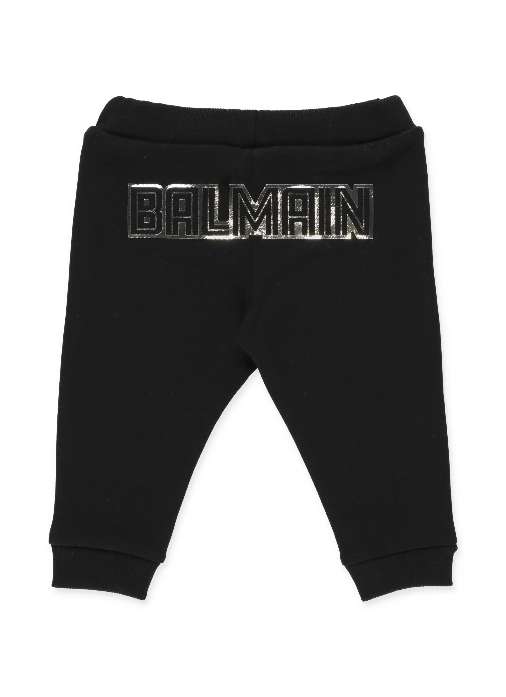 Balmain Kids Raised Logo Sweatpants
