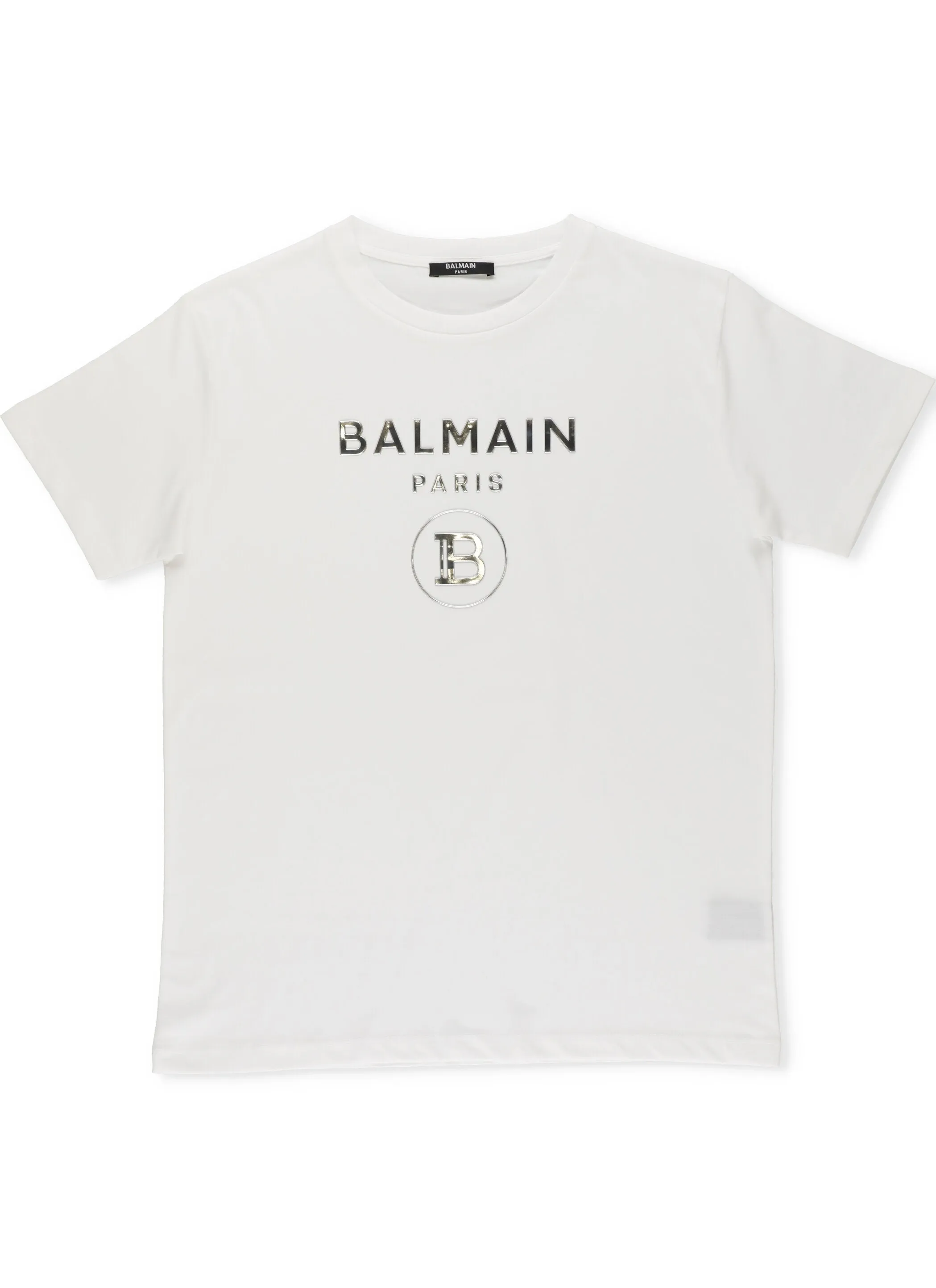 Balmain Kids Raised Logo T-Shirt