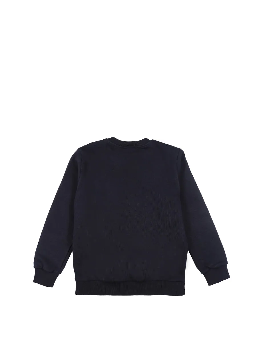 Balmain Kids Sequined Logo Sweatshirt