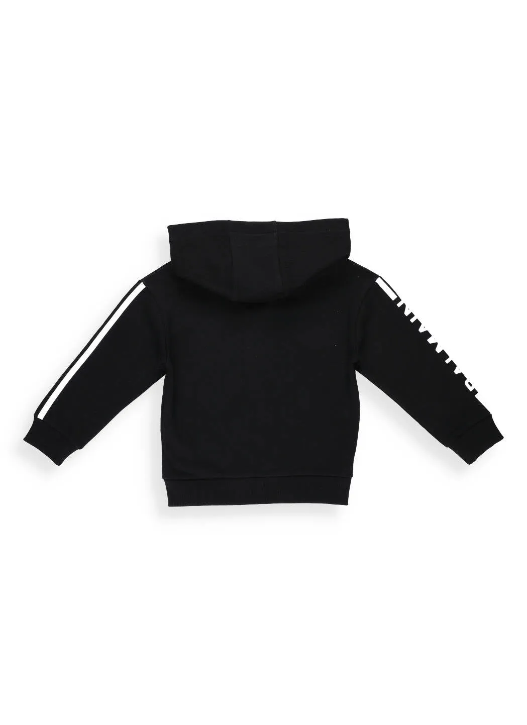 Balmain Kids Side Logo Stripe Hooded Jacket