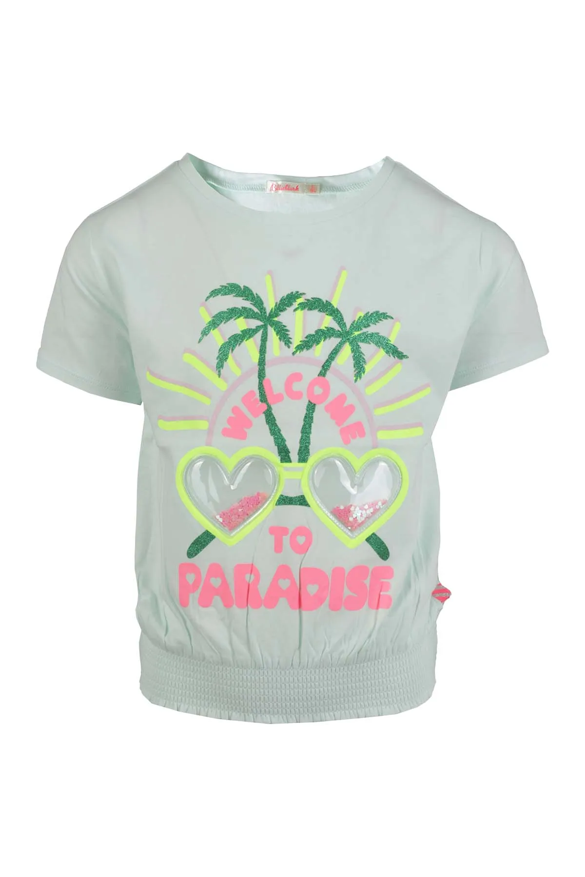 Billieblush Graphic Printed Crewneck T-Shirt