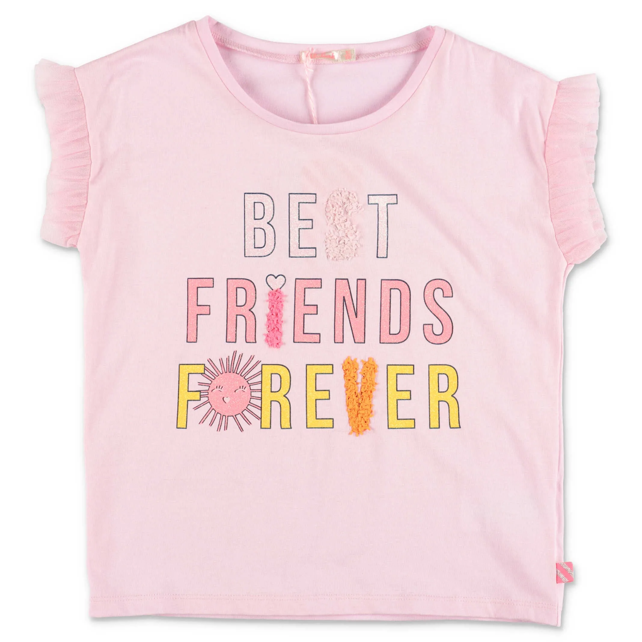 Billieblush Slogan Printed Crewneck T-Shirt