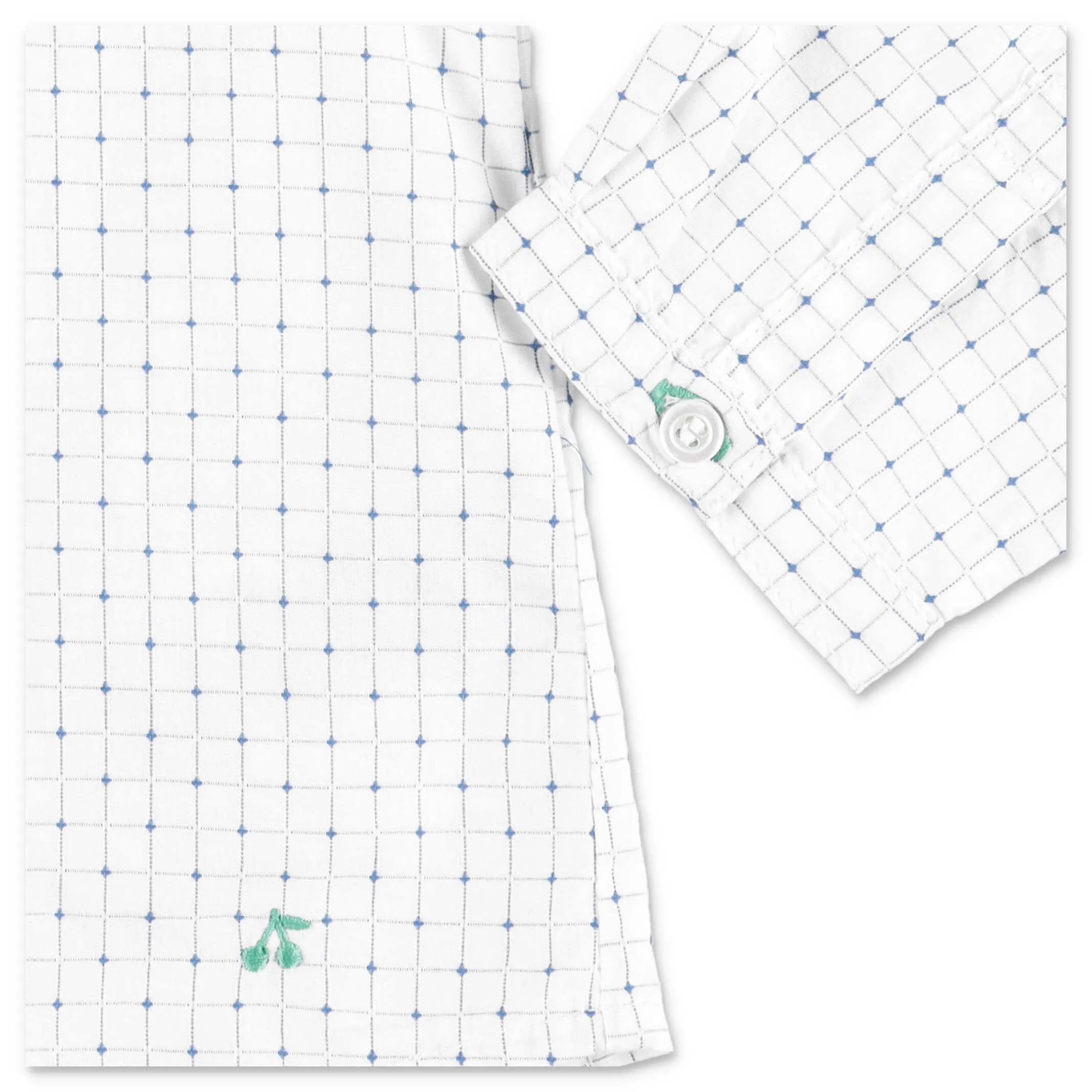 Bonpoint Malo Check Print Shirt