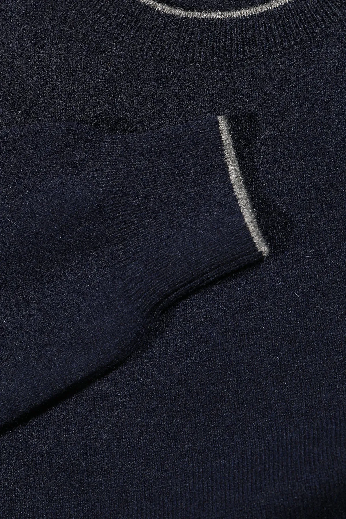 Brunello Cucinelli Kids Contrast Trim Knit Jumper