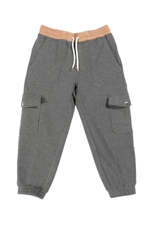 Brunello Cucinelli Kids Contrast Waistband Pants