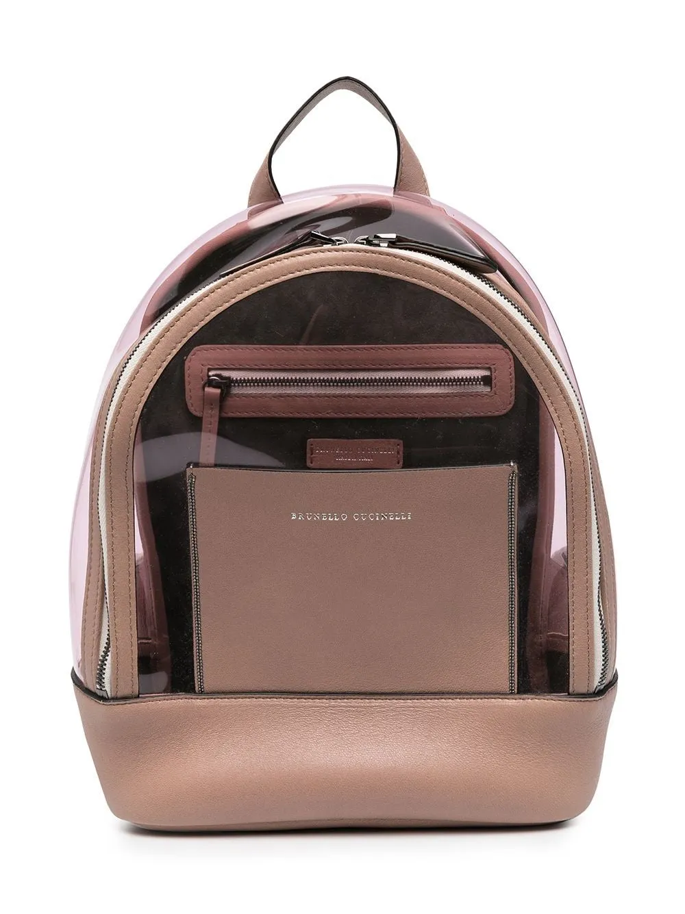Brunello Cucinelli Kids Logo Printed Panelled Backpack