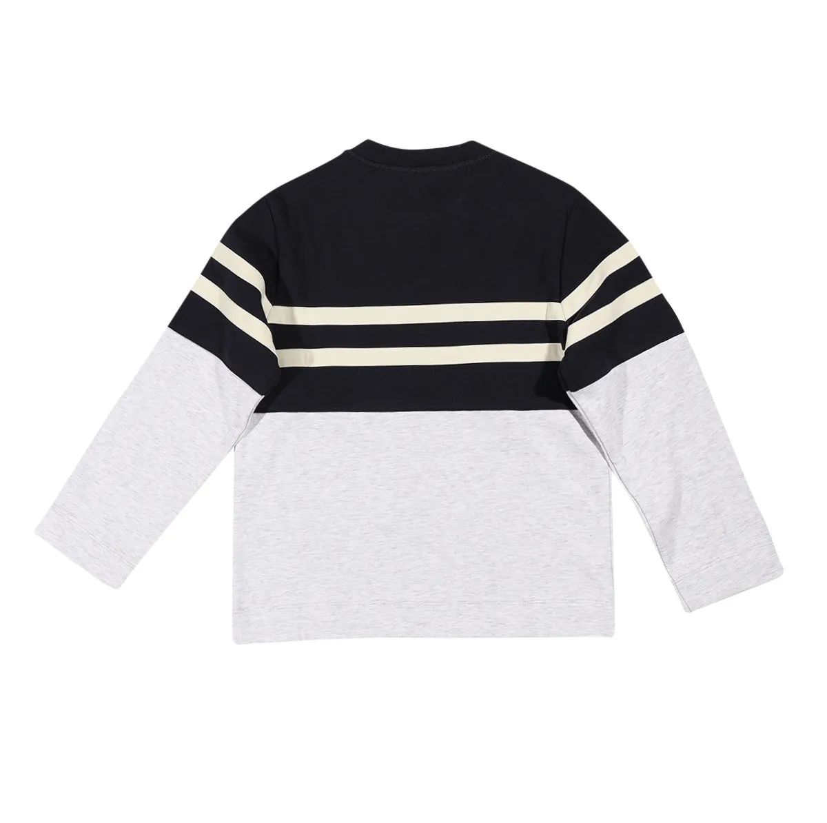 Brunello Cucinelli Kids Striped Long Sleeve T-Shirt