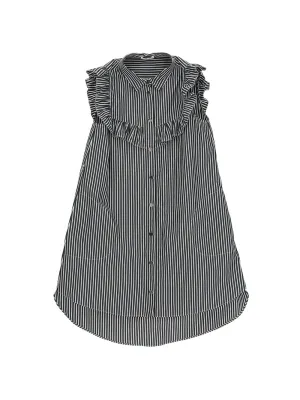Brunello Cucinelli Kids Striped Sleeveless Dress