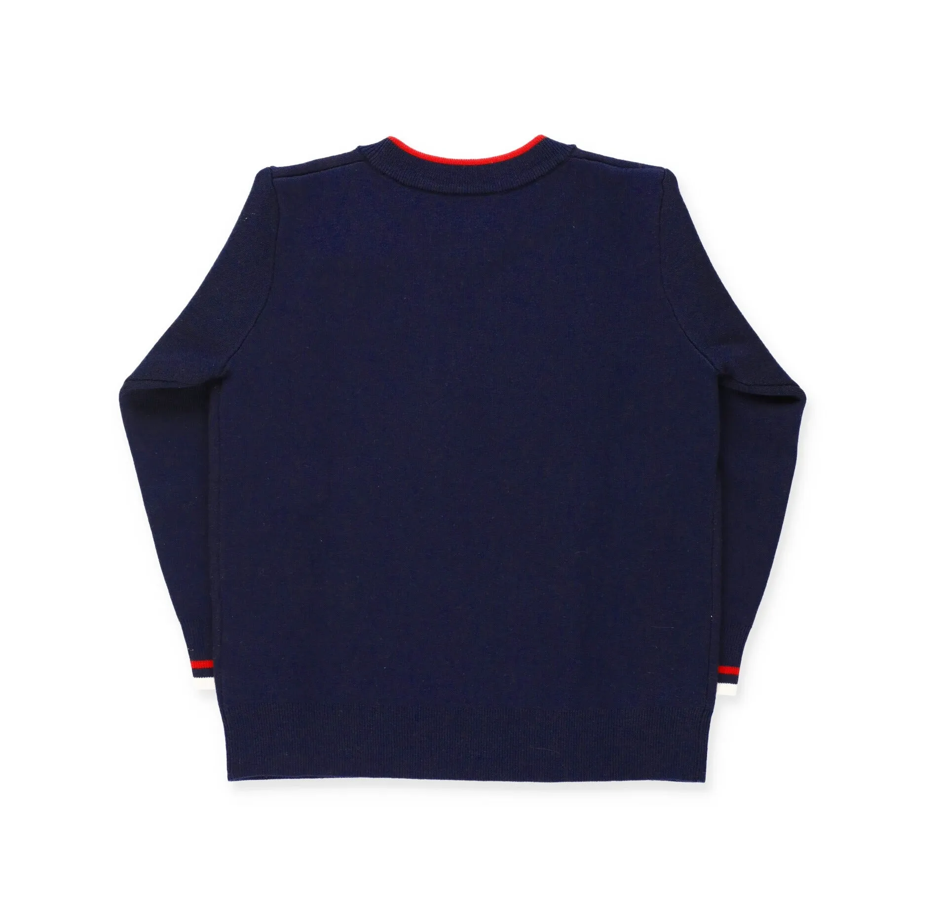 Burberry Kids Bear Embroidered Knit Jumper