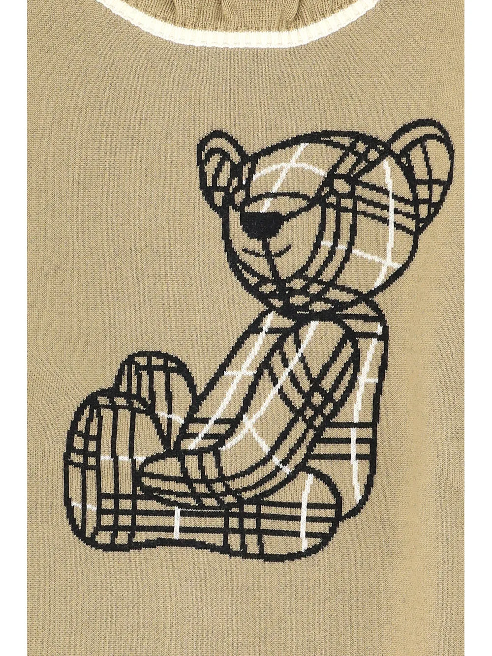 Burberry Kids Bear Embroidered Knit Top