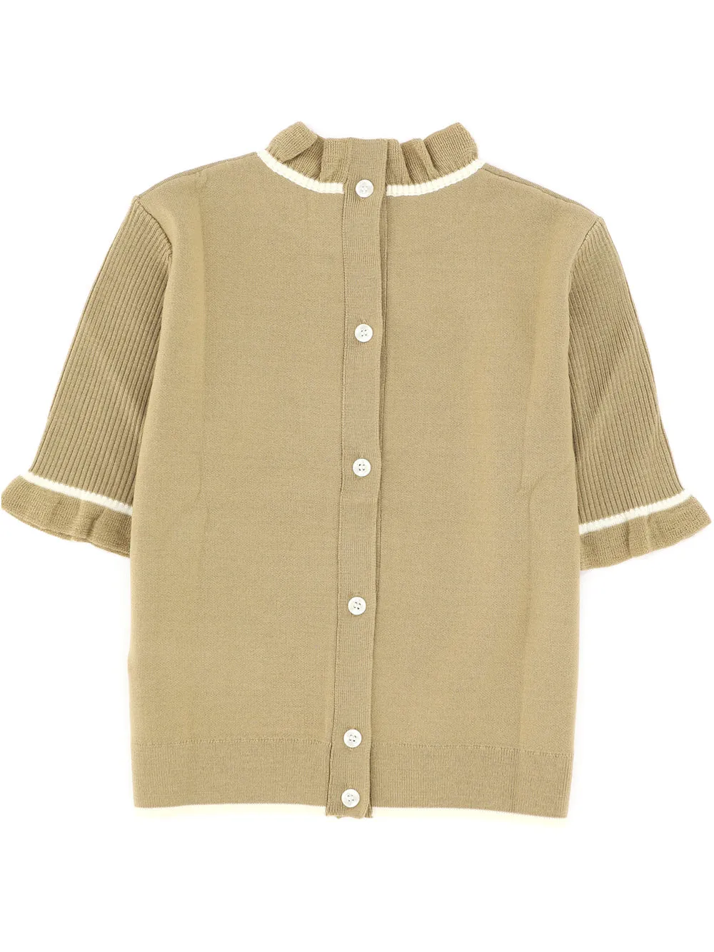 Burberry Kids Bear Embroidered Knit Top