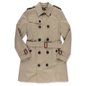 Burberry Kids Belted Gabardine Trench Coat