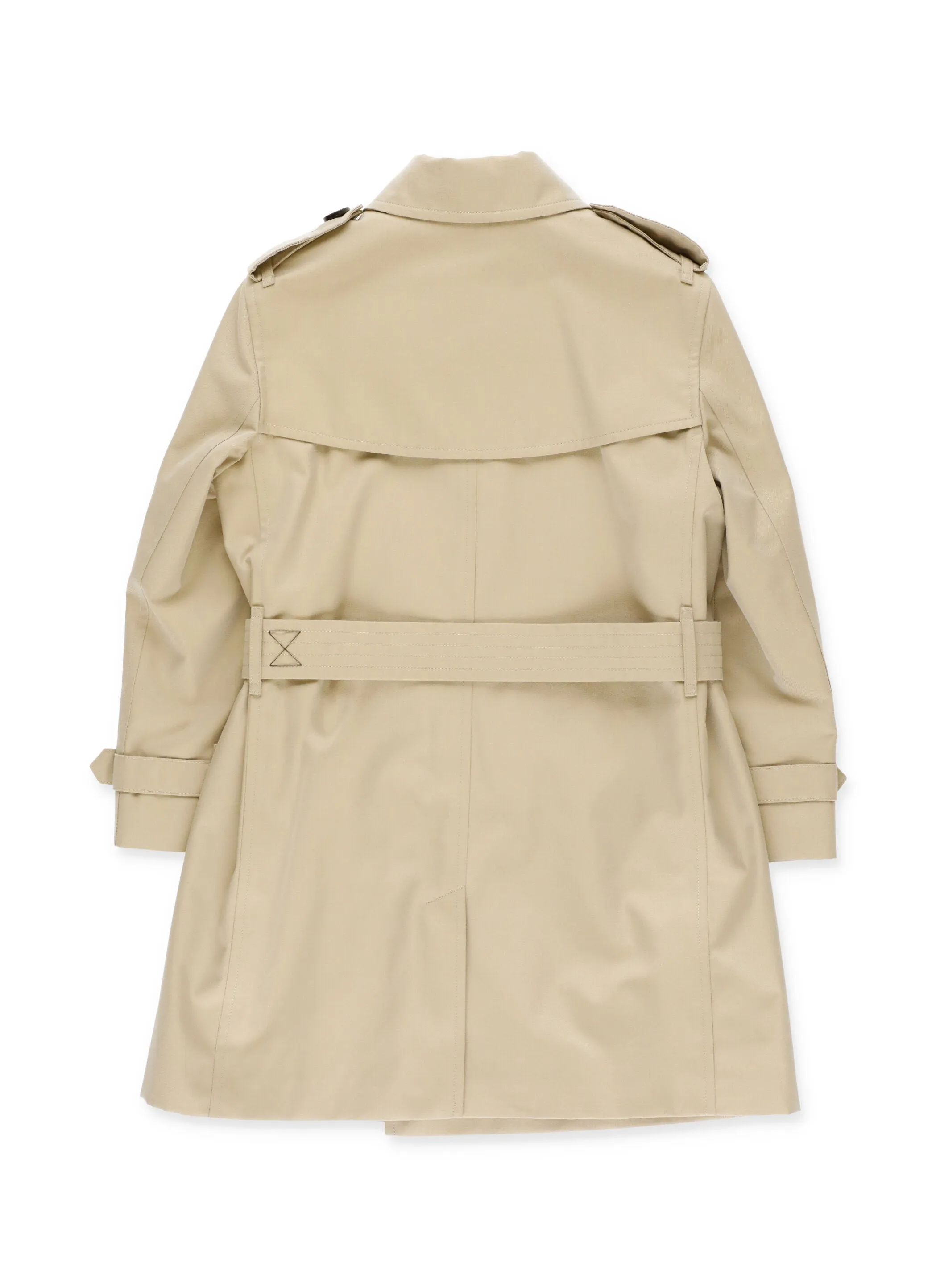 Burberry Kids Belted Gabardine Trench Coat