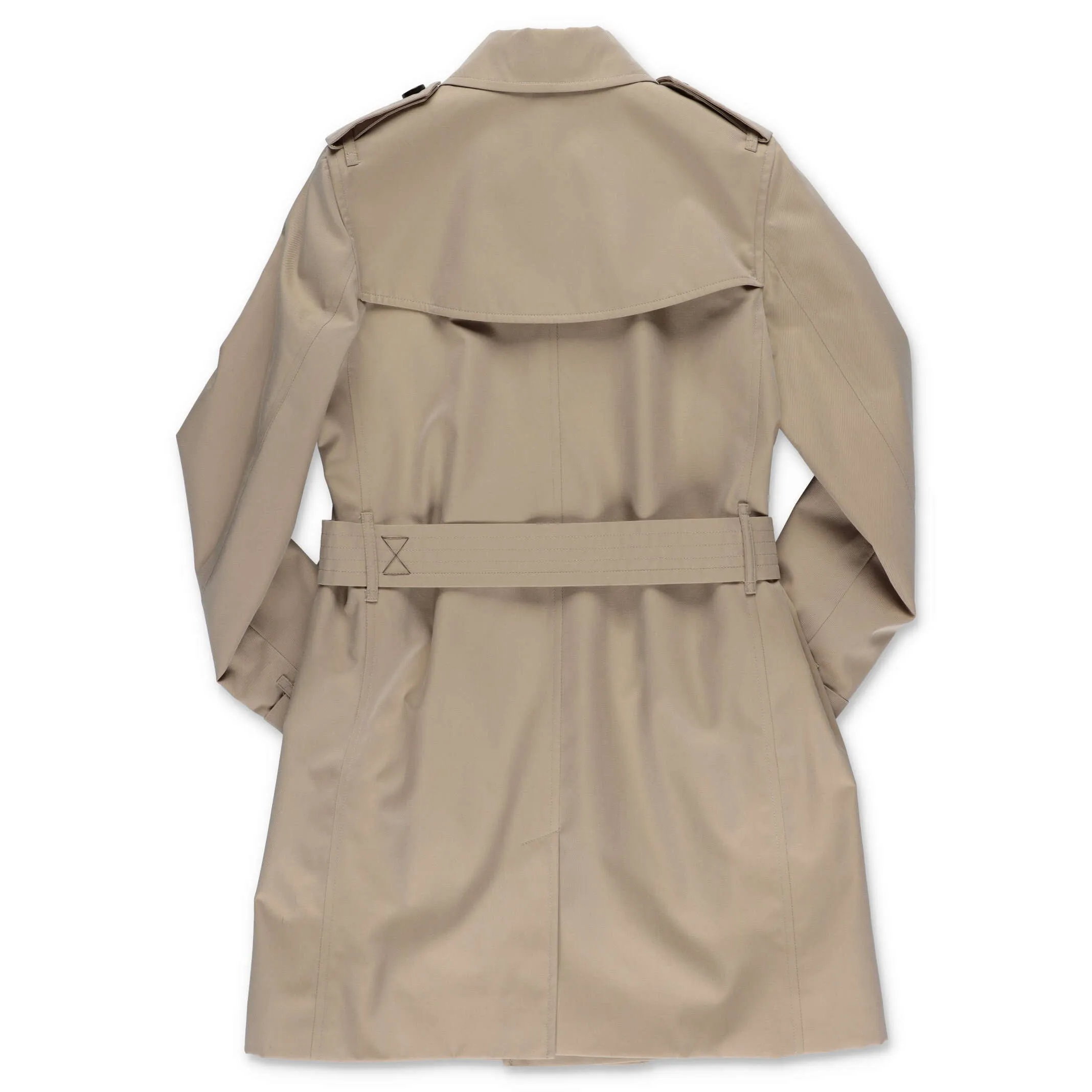 Burberry Kids Belted Gabardine Trench Coat