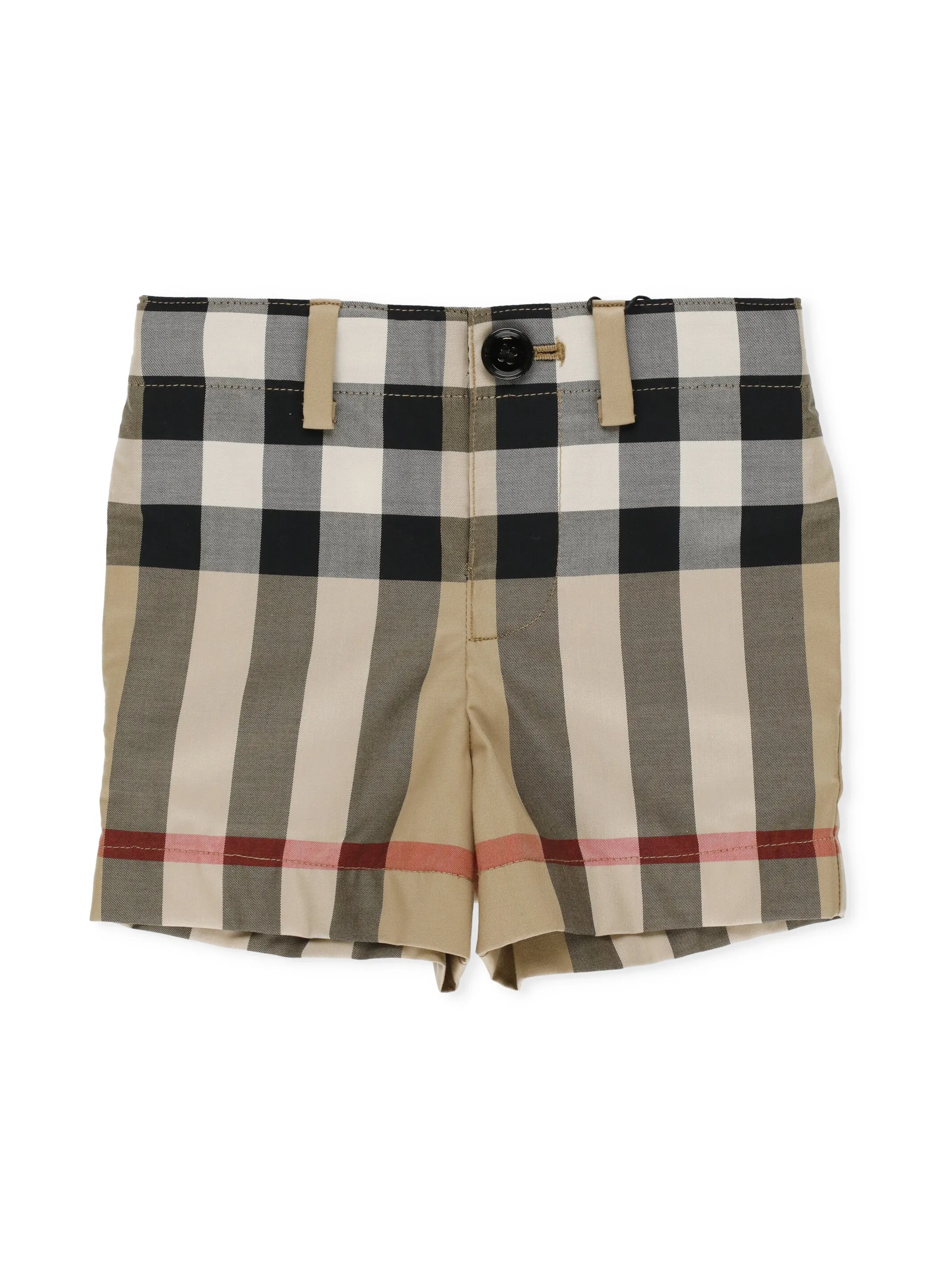 Burberry Kids Check Pattern Tailored Shorts