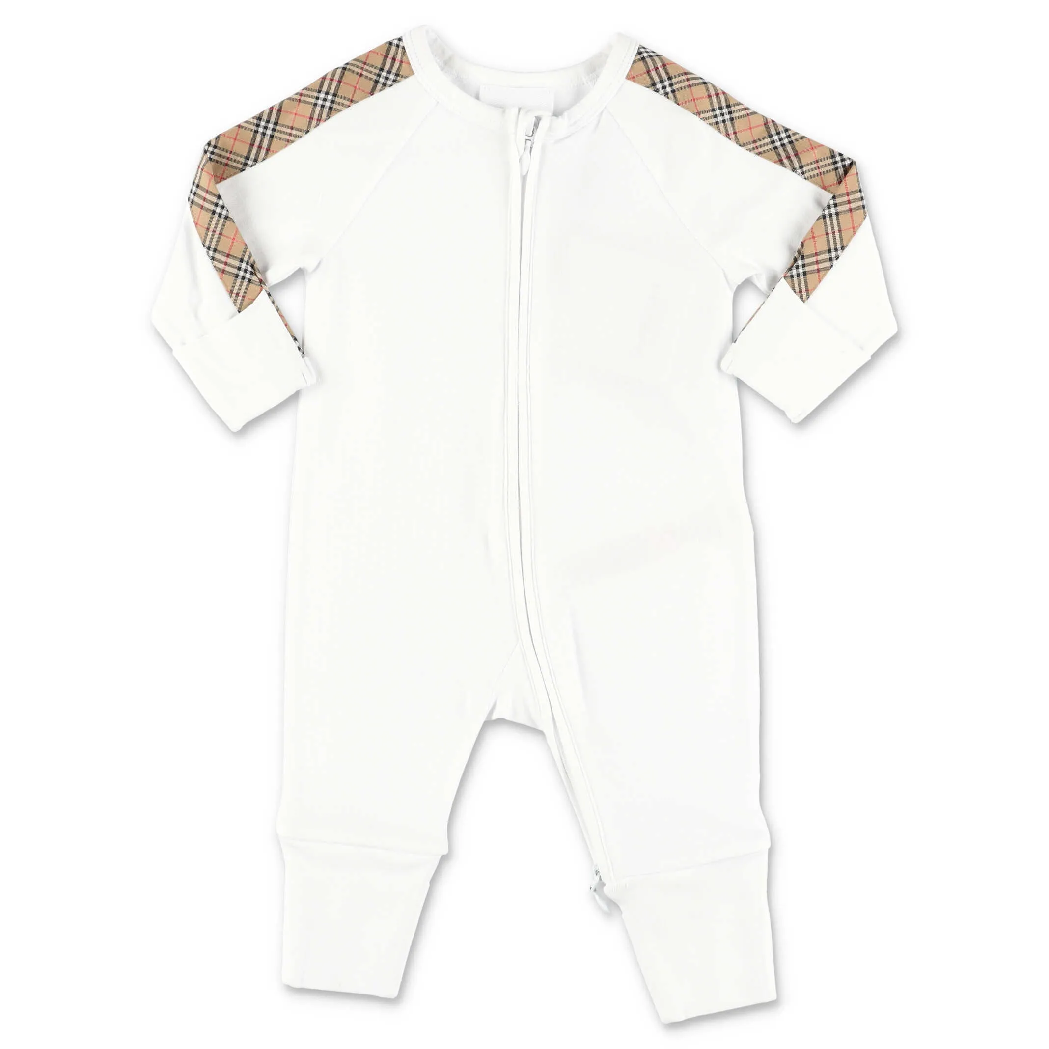 Burberry Kids Check Print Jumpsuit