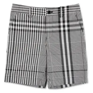 Burberry Kids Check Print Tailored Shorts
