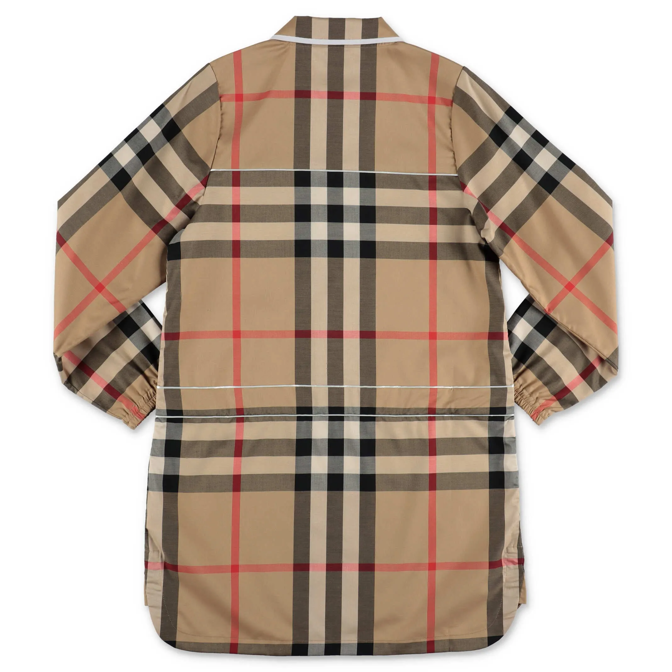Burberry Kids Check Printed Zipped Dress