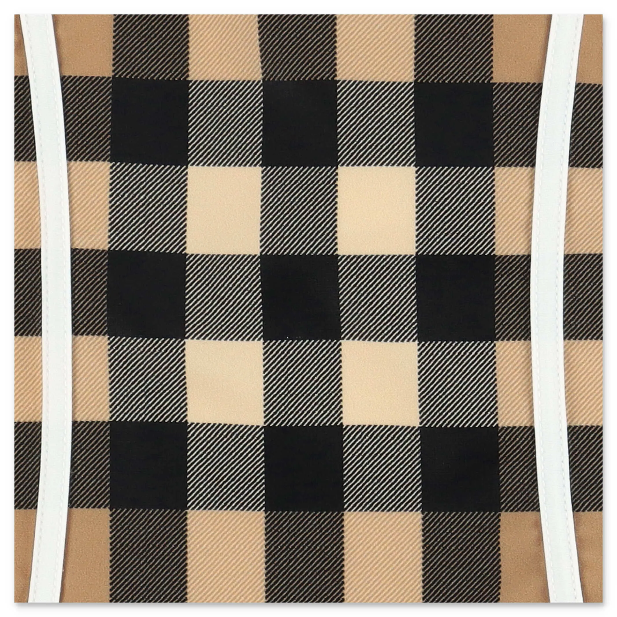 Burberry Kids Checked Sleeveless Swimsuit