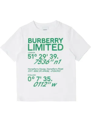 Burberry Kids Coordinated Print T-Shirt