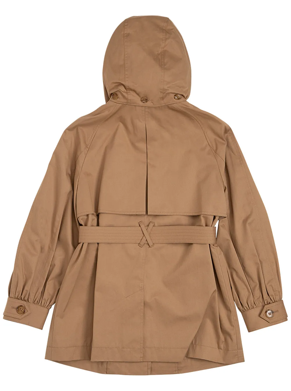 Burberry Kids Detachable Hood Trench Coat