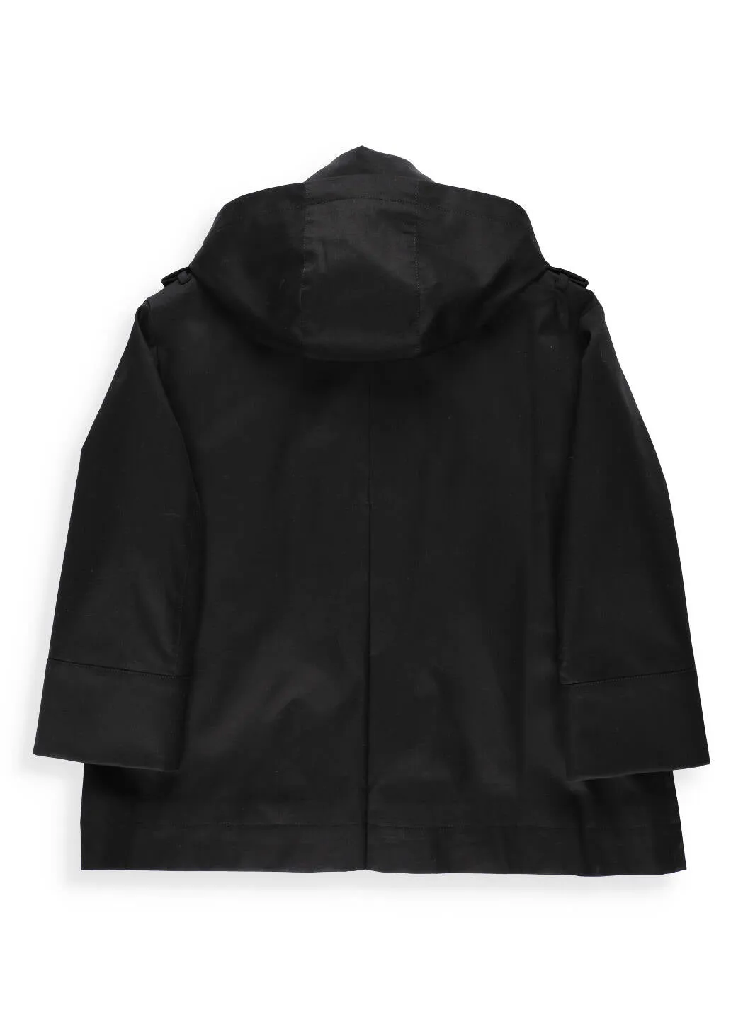Burberry Kids Double Breasted Hooded Trench Coat