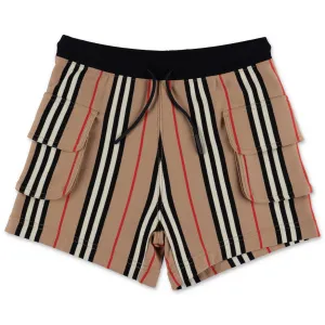 Burberry Kids Icon Stripe Drawcord Shorts