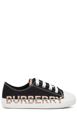 Burberry Kids Icon Stripe Logo Print Sneakers