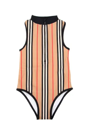 Burberry Kids Icon Stripe Swimsuit