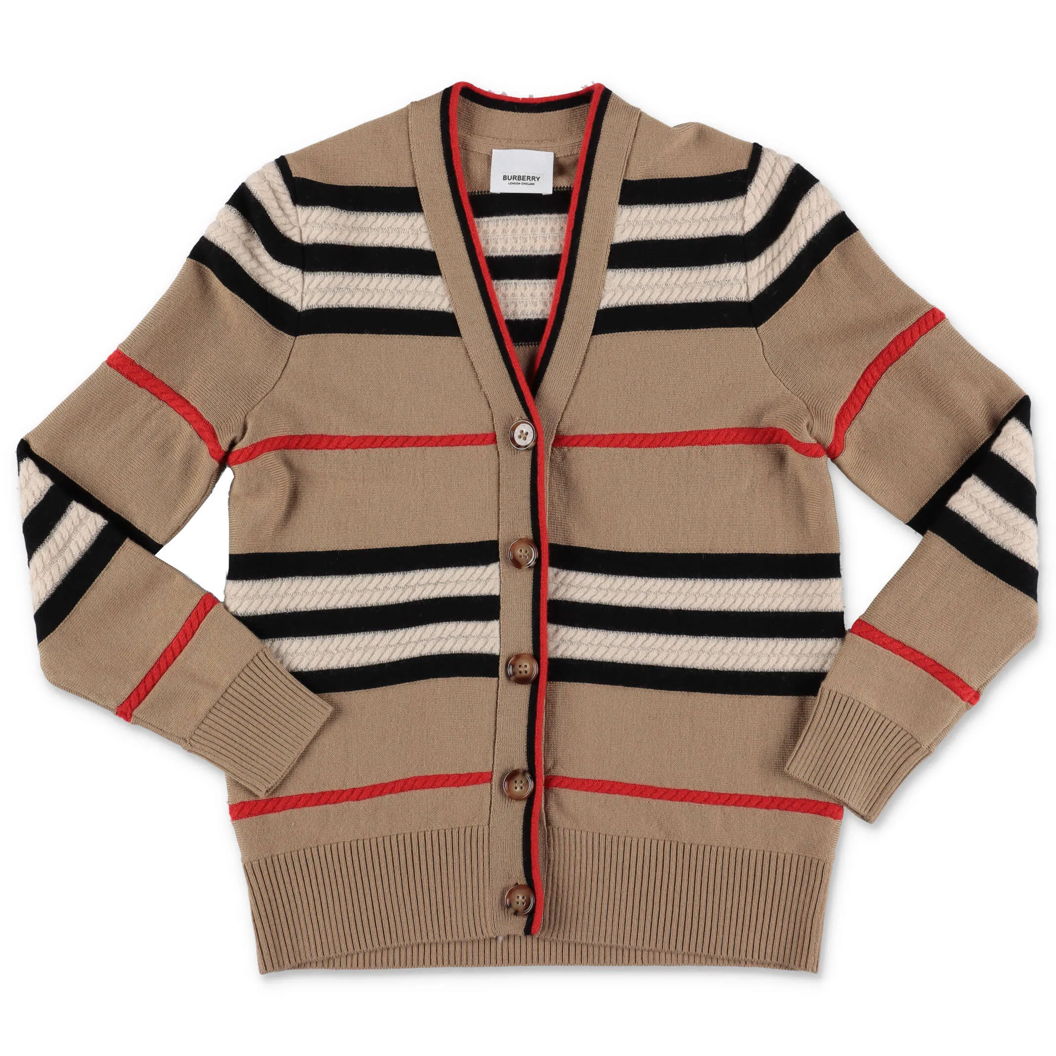 Burberry Kids Icon Striped Cardigan