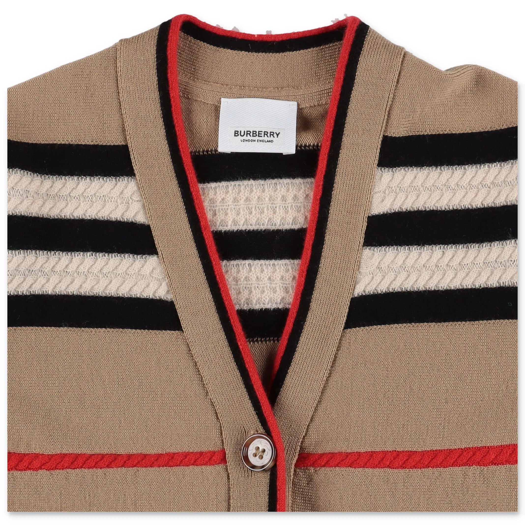 Burberry Kids Icon Striped Cardigan