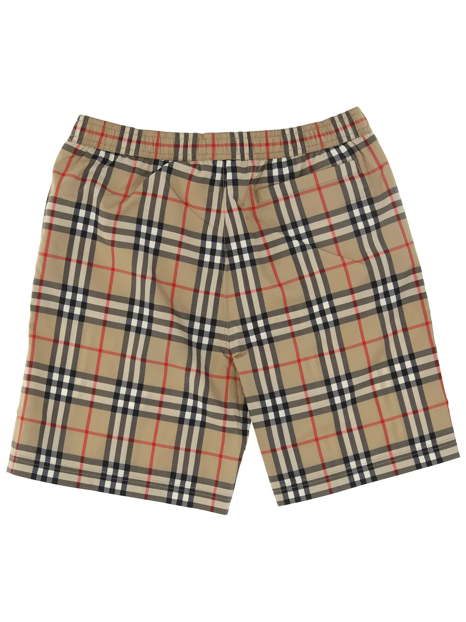 Burberry Kids Logo Appliqu Vintage Check Swim Shorts