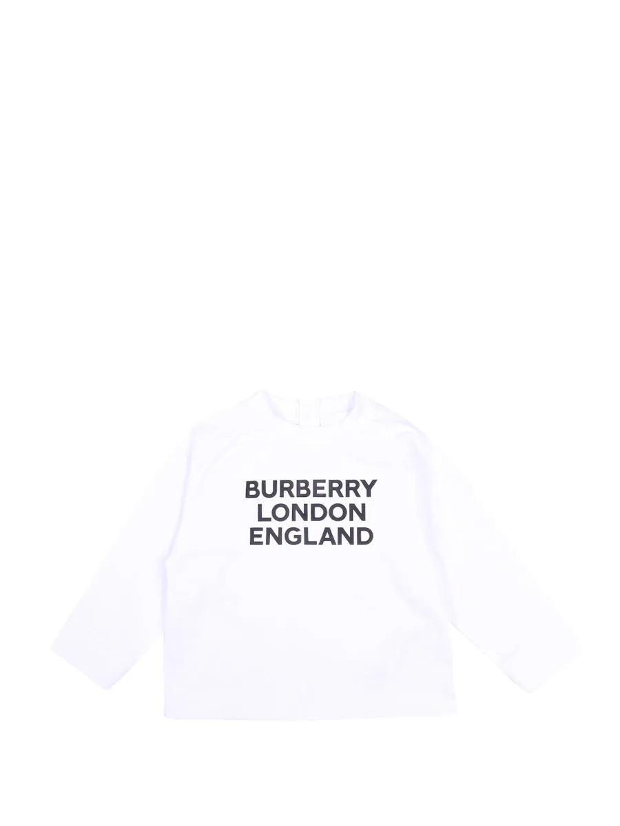 Burberry Kids Logo Print Crewneck Sweatshirt