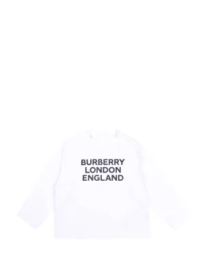 Burberry Kids Logo Print Crewneck Sweatshirt
